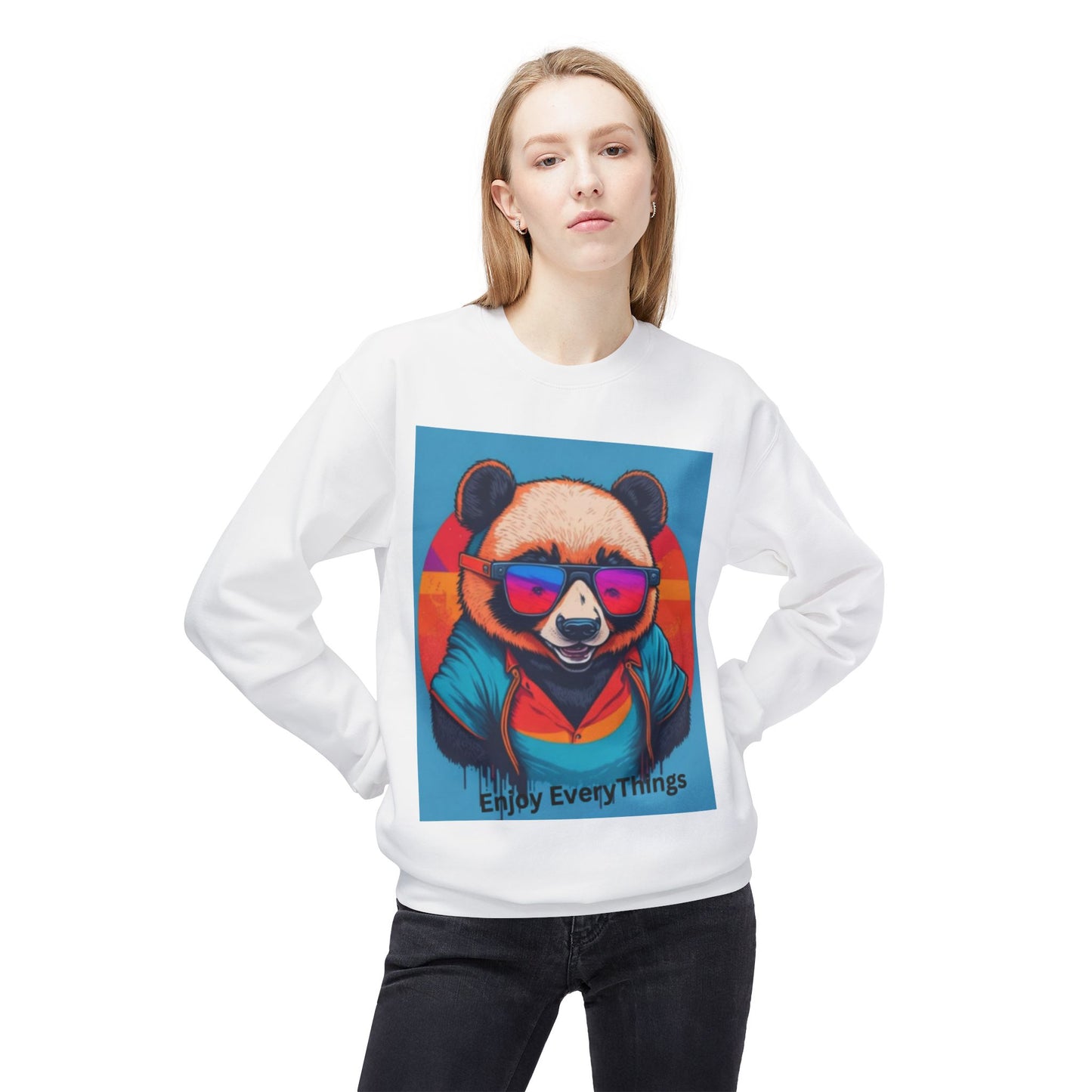 Cool Panda Retro Sweatshirt – Enjoy Everything