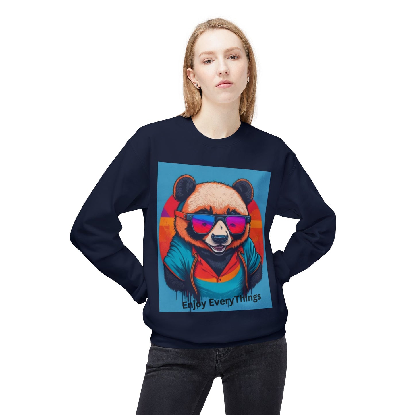 Cool Panda Retro Sweatshirt – Enjoy Everything