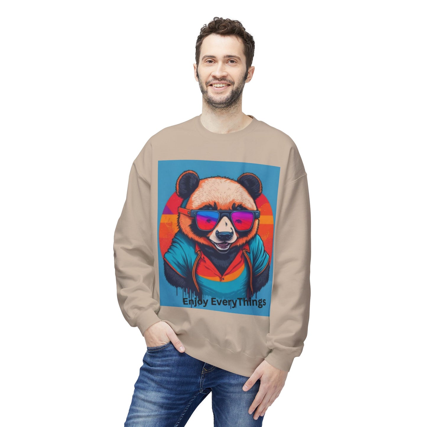 Cool Panda Retro Sweatshirt – Enjoy Everything